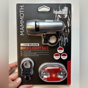 Mammoth quick release Bike light‎ set